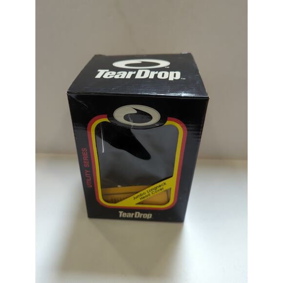 Teardrop Golf Club Cover Jumbo Long Neck New Black Open Box - Picture 4 of 5